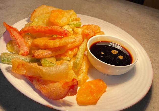 Verduras en tempura de Panfrito.