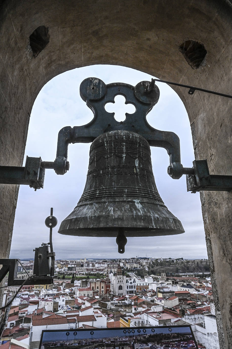 Así se ve Badajoz desde la torre de la catedral