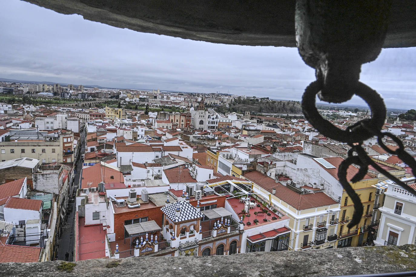 Así se ve Badajoz desde la torre de la catedral (II)