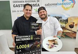 Antonio Luis Falcón (derecha) y su ayudante Ezequiel Euliarte.