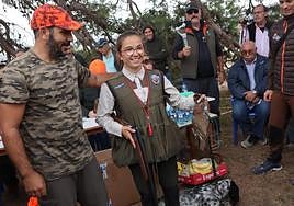 La extremeña abatió dos perdices y alcanzó los 1.100 puntos.