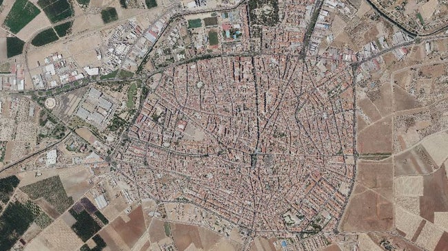 Imagen después - Así han cambiado las principales ciudades de Extremadura vistas desde el aire