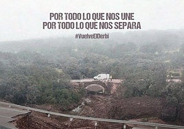 Cartel publicado por el Badajoz de cara al derbi ante el Cacereño.