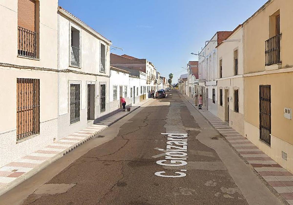 Calle en la que se ha producido el accidente mortal.