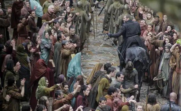 Una de las escenas de Juego de Tronos rodada en la ciudad monumental de Cáceres.