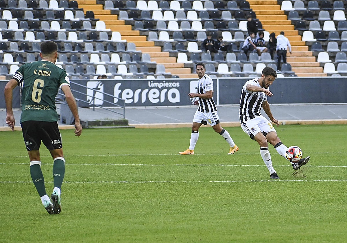 Miguel Núñez en el duelo del pasado domingo.