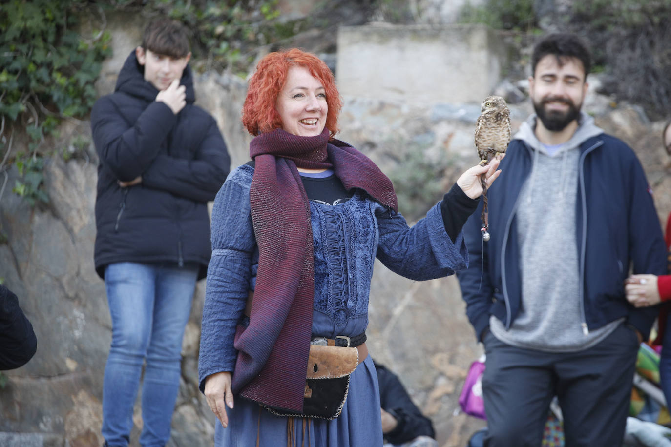 Las rapaces regresan al Mercado Medieval de Cáceres