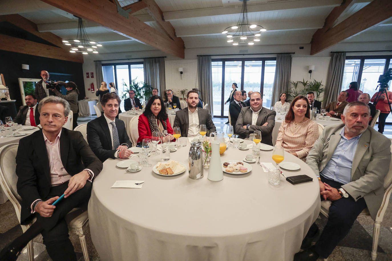 Fernando Garrido, Antonio Carmona, María Isabel Bote, Javier Peña, Pedro Morgado, Teresa Morgado y Miguel Monterrey