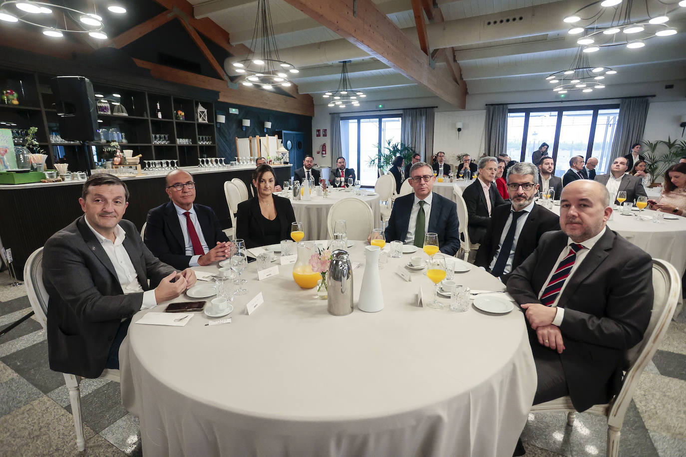 Benito Román, Julio Morales, Ana Belén Valls, Alberto Benito, Juan Ramón Carrasco y Mariano Carretero