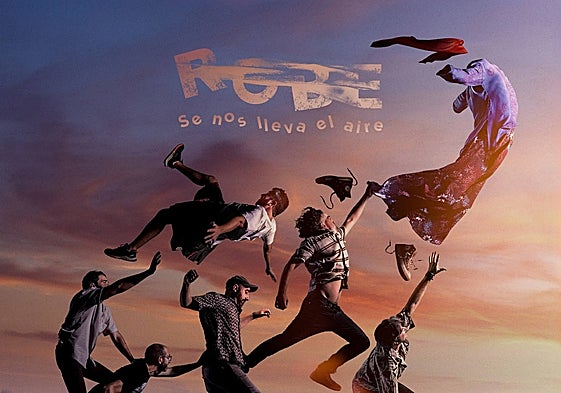Portada del nuevo disco de Los Robe, con el título de 'Se nos lleva el aire'.