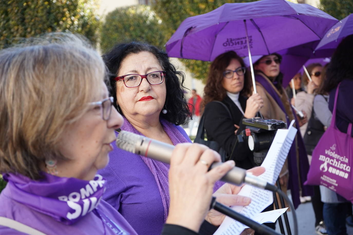 Manifestación en Badajoz con motivo del 25-N