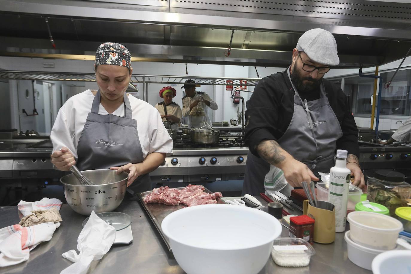 Jeniffer Solozano y Luis Miguel Reguero.