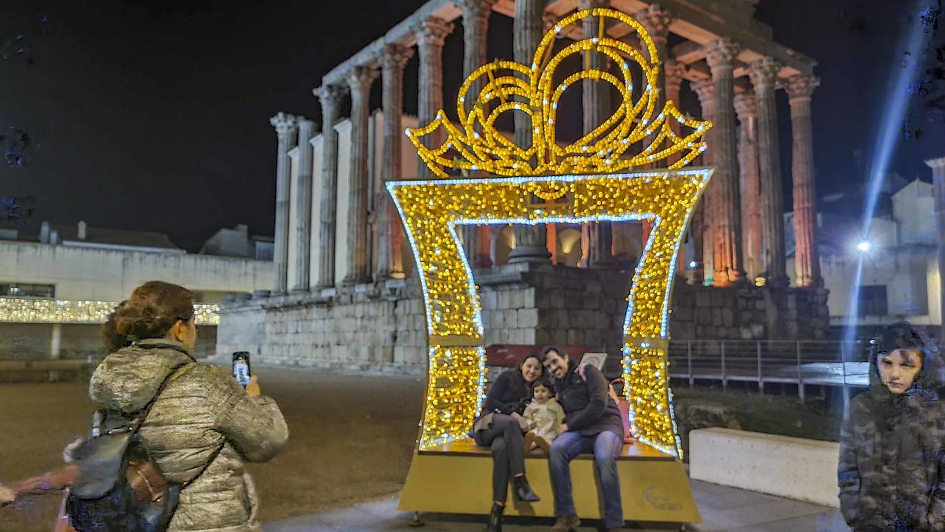 Así ha sido el encendido del alumbrado navideño en Mérida
