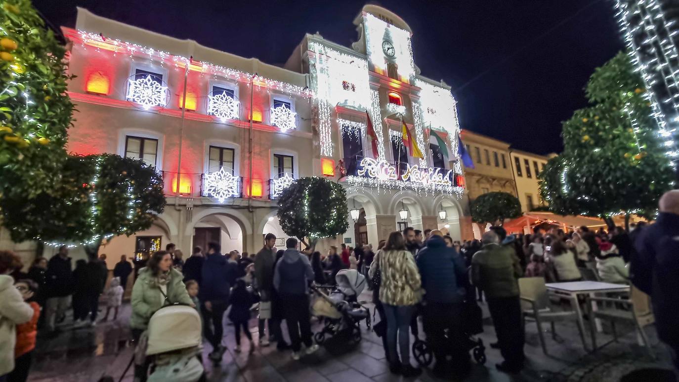 Así ha sido el encendido del alumbrado navideño en Mérida