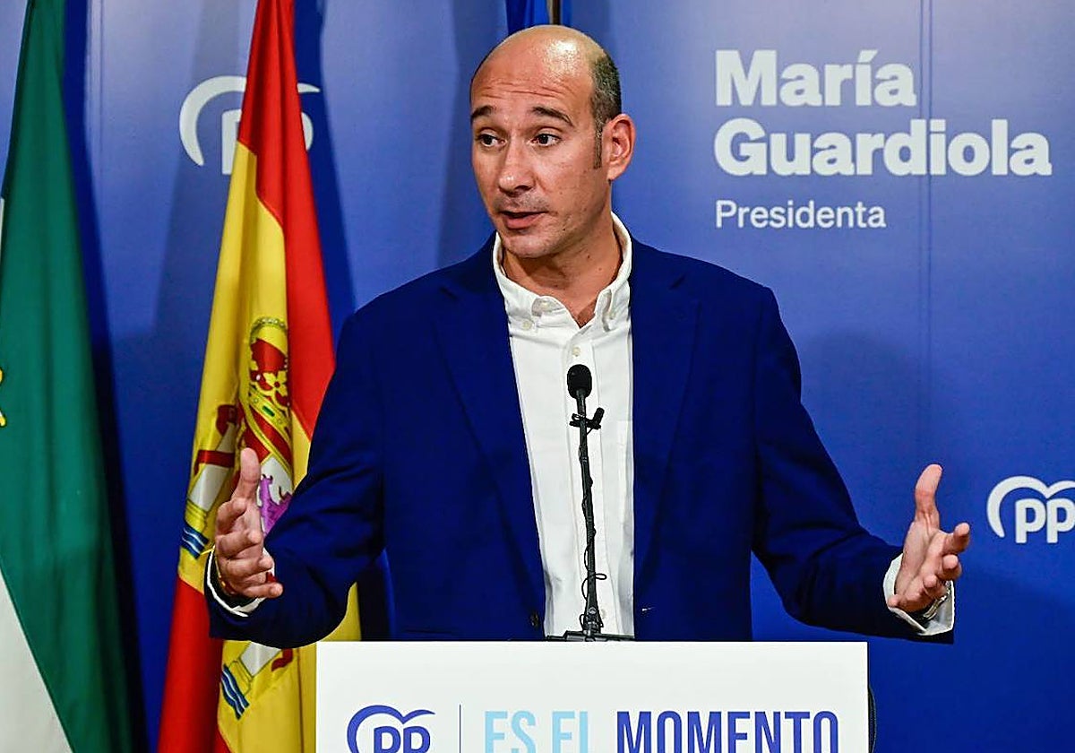José Ángel Sánchez Juliá, portavoz del PP de Extremadura.