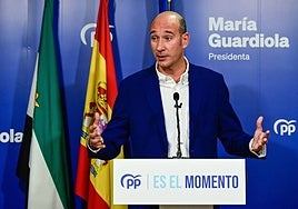 José Ángel Sánchez Juliá, portavoz del PP de Extremadura.