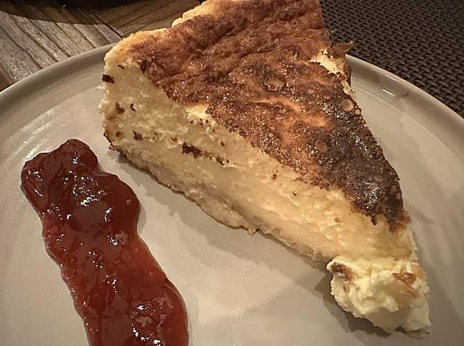 Tarta de queso.