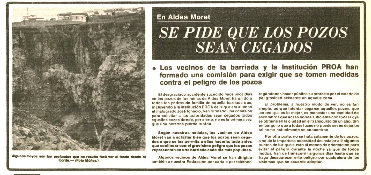 Noticia del Diario HOY del 18 de diciembre de 1975.