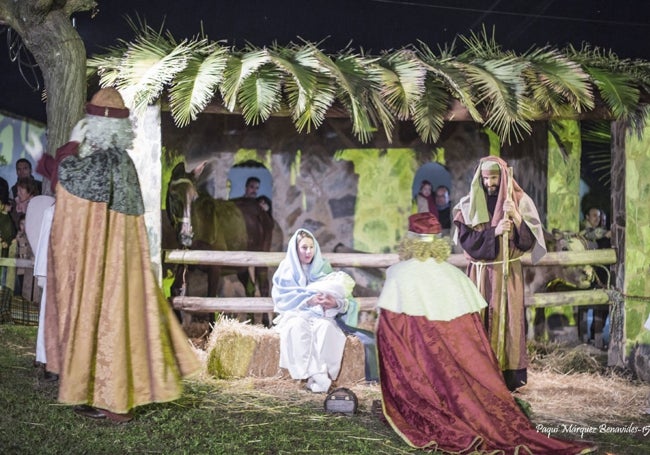 Belén Viviente en La Bazana, pedanía de Jerez de los Caballeros.