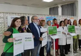 Paneles informativos sobre el cribado de cáncer colorrectal en los centros de salud de Cáceres