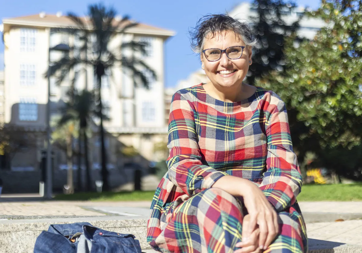 Carmen Ibarlucea, hace unos días en Cáceres, donde reside.