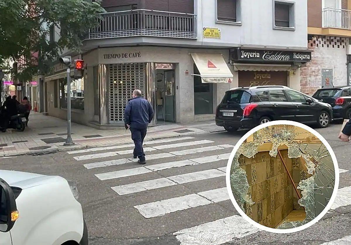Uno de los establecimientos afectados por esta oleada de robos fue la cafetería Tiempo de Café, en la avenida de Pardaleras.
