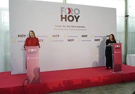 María Guardiola y Mar Domínguez