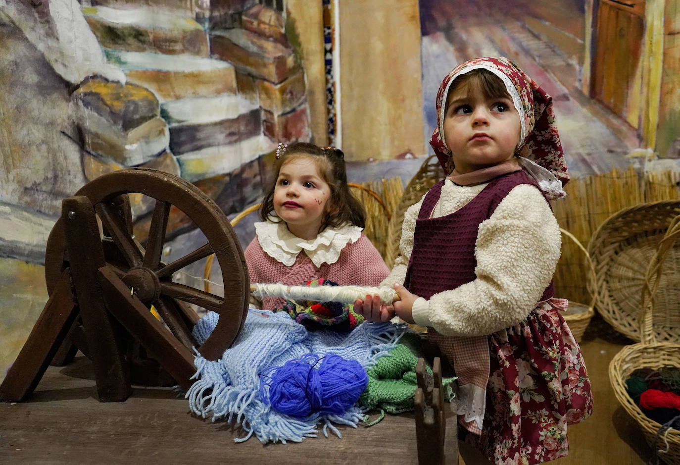 Belén viviente en el colegio Santo Ángel de Badajoz