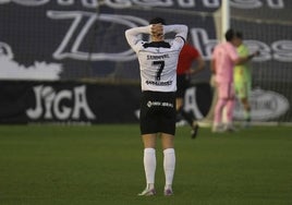 Sandoval anotó el domingo en Ceuta su tercer gol de la temporada.