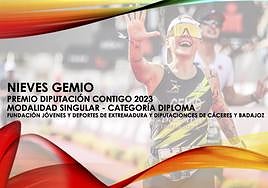 Nieves Gemio galardonada en los Premios Diputación Contigo