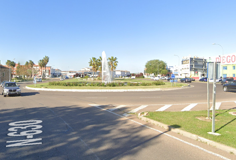 Rotonda de las Tres Fuentes en Mérida.