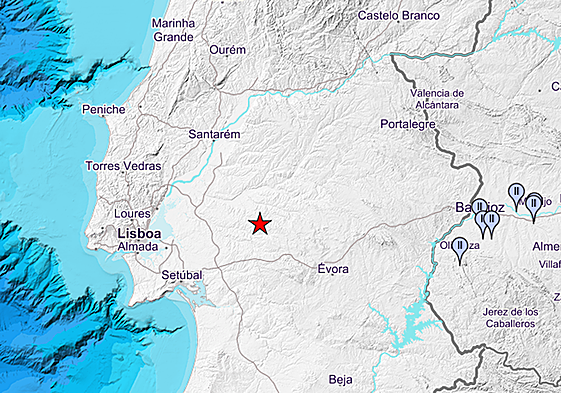 Un terremoto registrado en Portugal se siente en distintos puntos de Extremadura