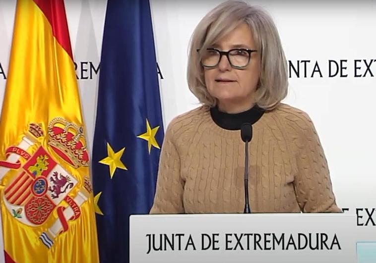 La portavoz de la Junta de Extremadura, Victoria Bazaga, ha dado a conocer los acuerdos aprobados por el Consejo de Gobierno.