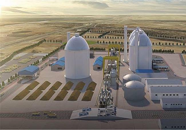 Recreación de la planta azucarera que no consigue arrancar.