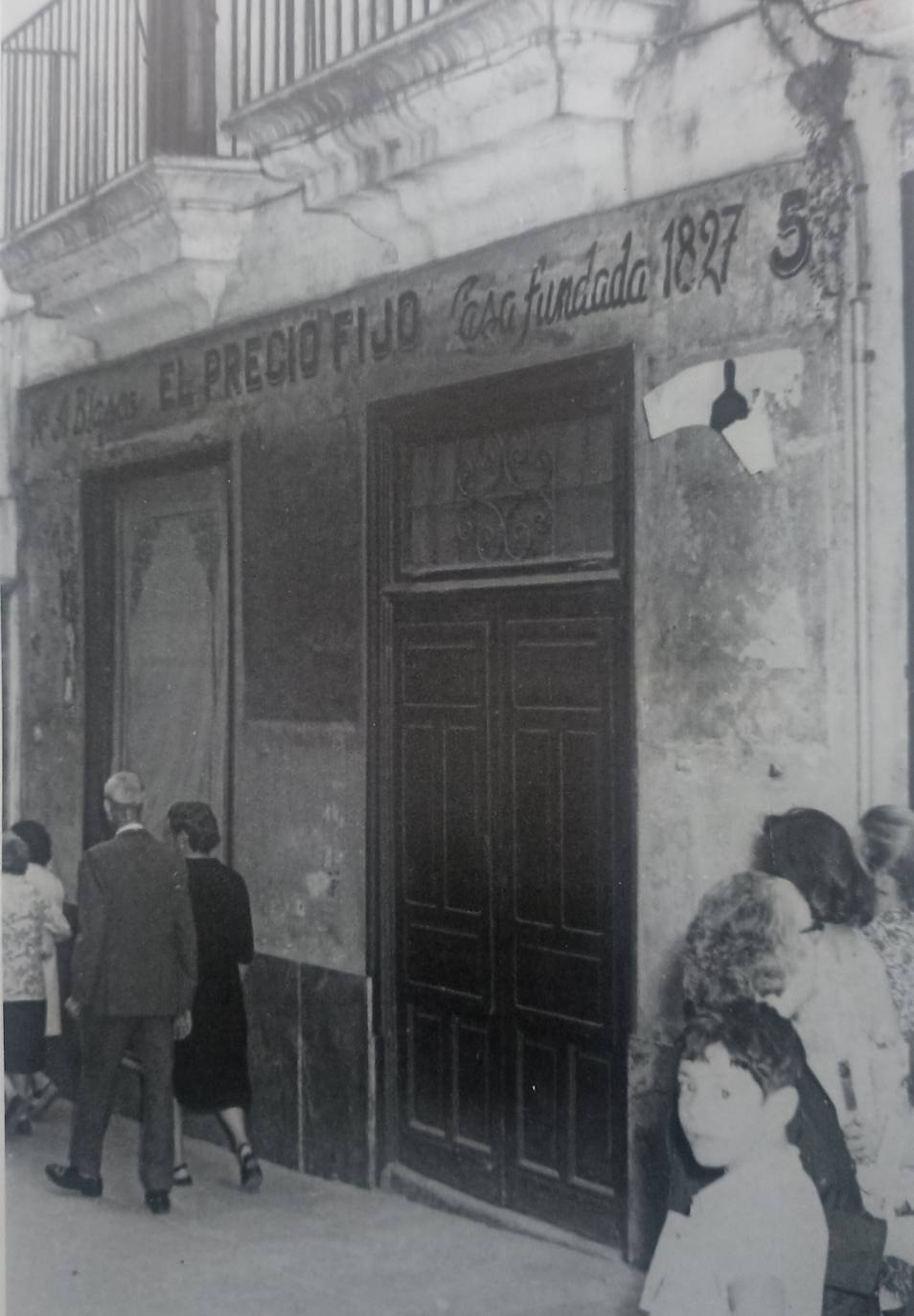 El desaparecido ‘El Precio Fijo’ fundado en 1827 que estaba en la calle Pintores.