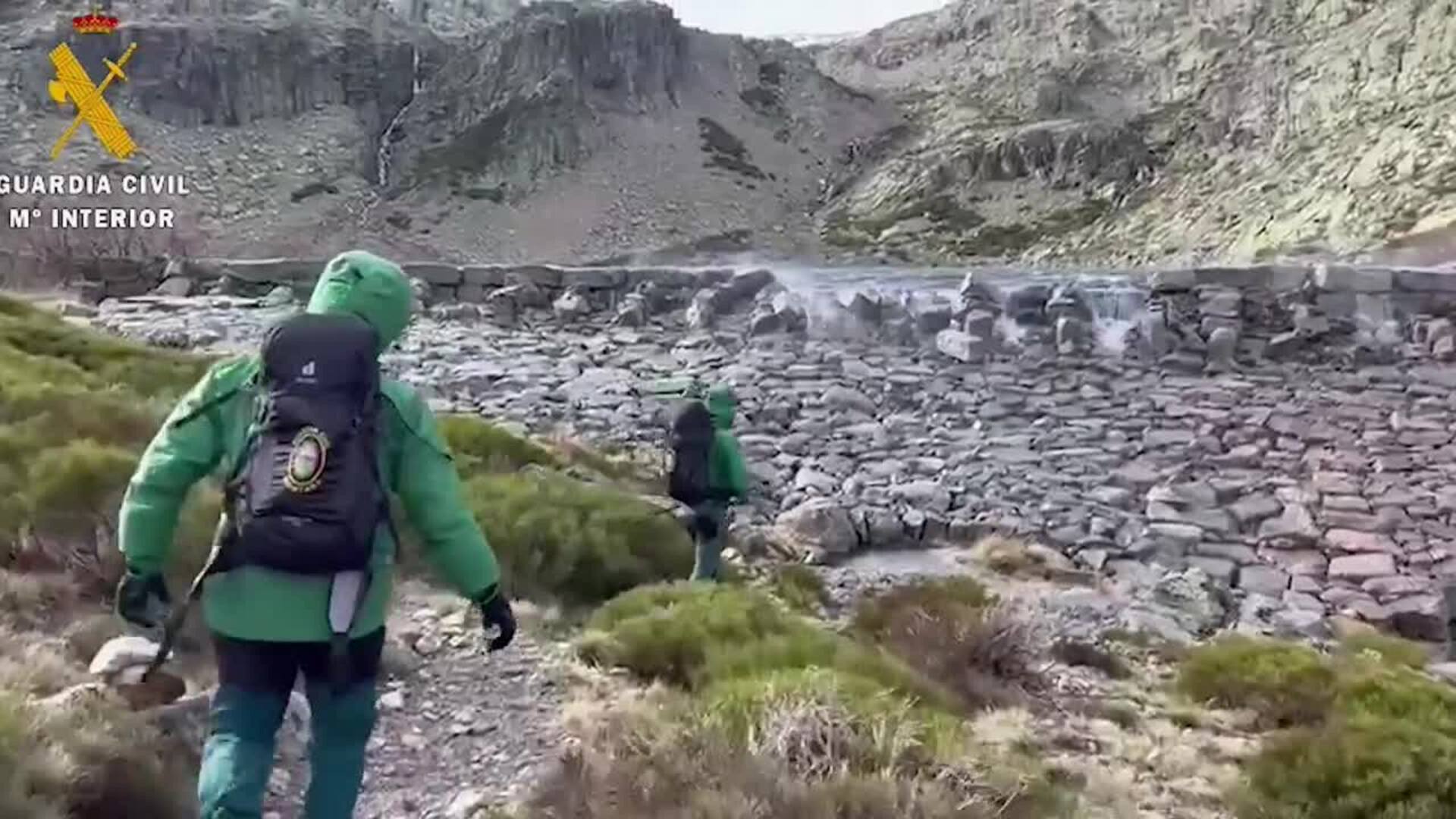 Operativo de búsqueda del varón desaparecido en la sierra de Béjar desde el pasado 29 de diciembre