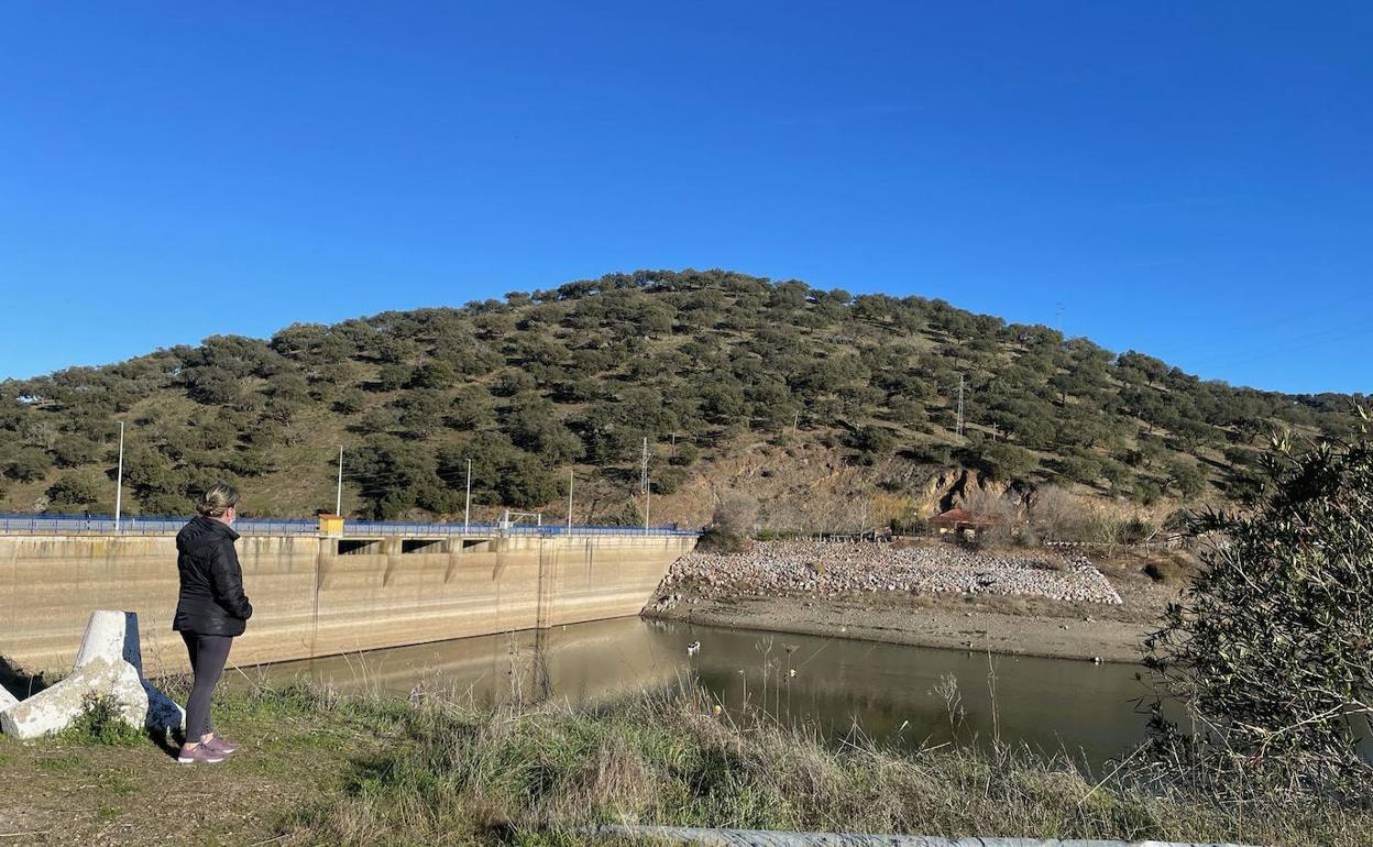 Imagen de archivo del embalse de Tentudía, al sur de la provincia de Badajoz. 