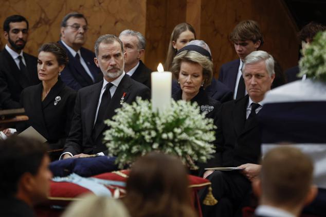 El rey Felipe y la reina Letizia junto a los reyes belgas, Felipe y Matilde.