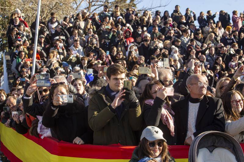 Fotos: Multitudinaria Jura de Bandera en el Cefot de Cáceres