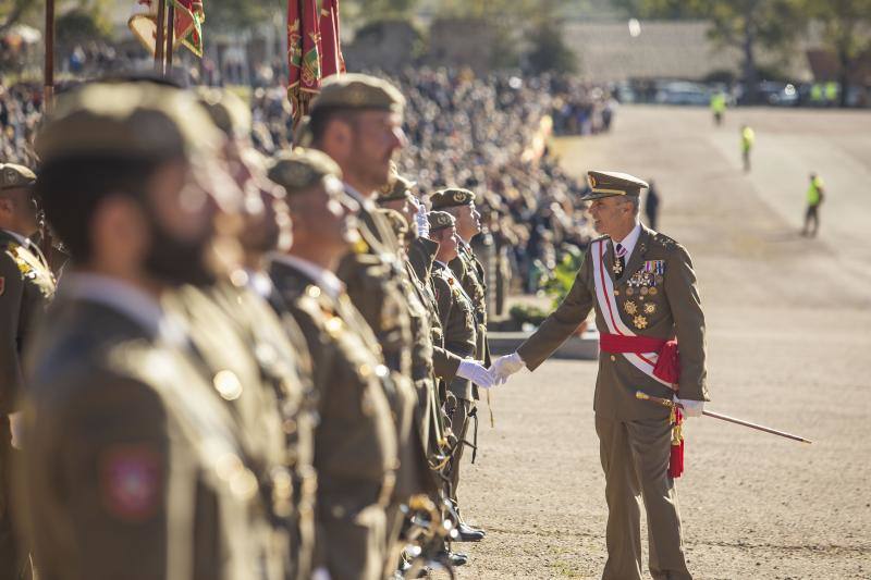 Fotos: Multitudinaria Jura de Bandera en el Cefot de Cáceres