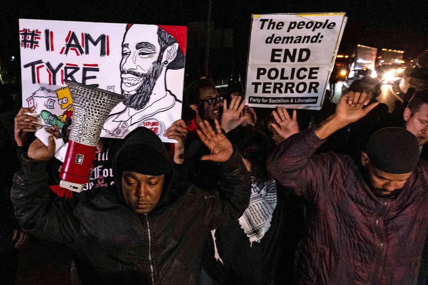 Protestantes en Estados Unidos piden el fil del terror policial.