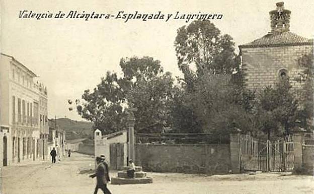 Postal del Convento de Montesino en Valencia de Alcántara. 