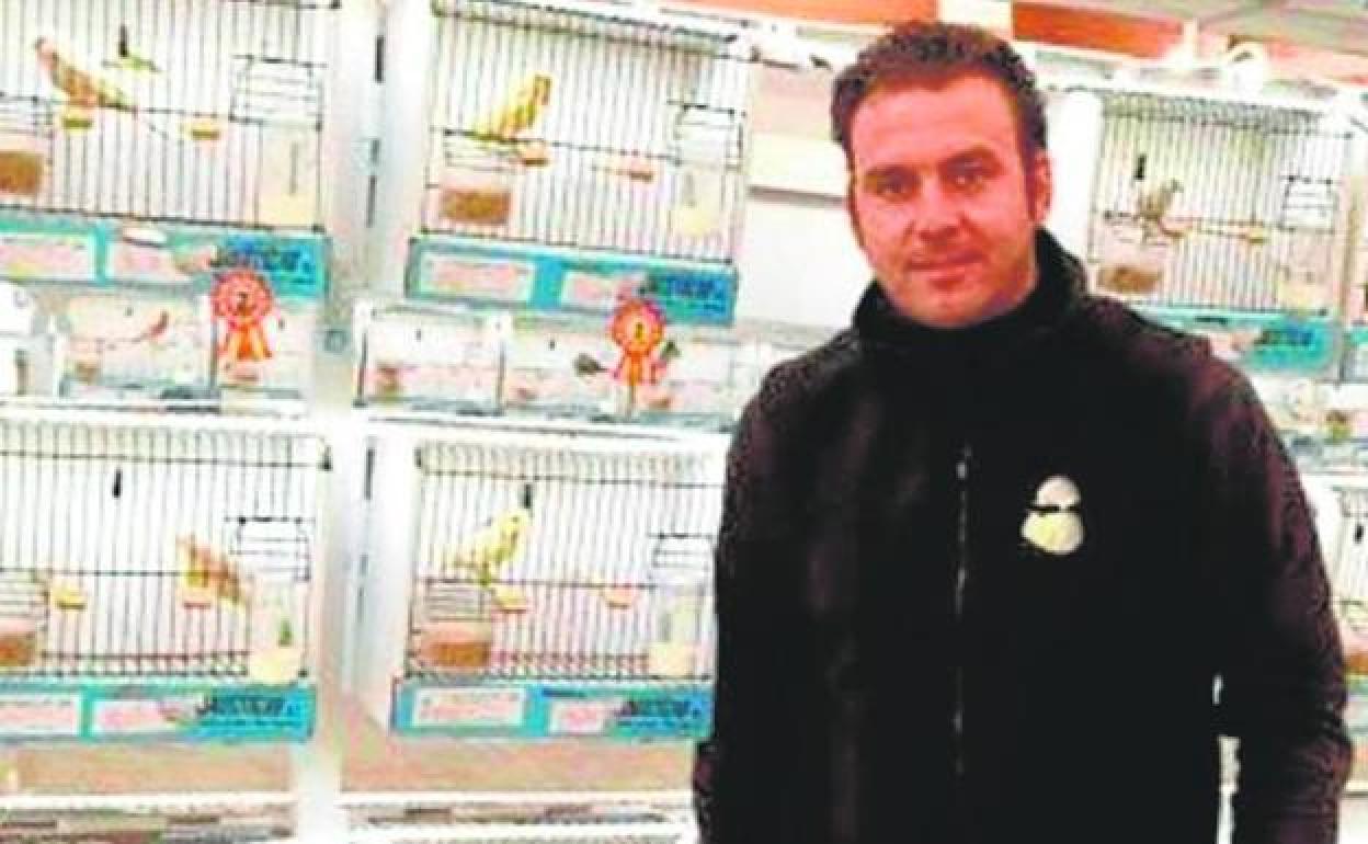 Manuel Sánchez con algunos ejemplares.