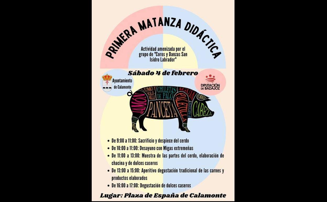 Calamonte acoge la primera Matanza Didáctica