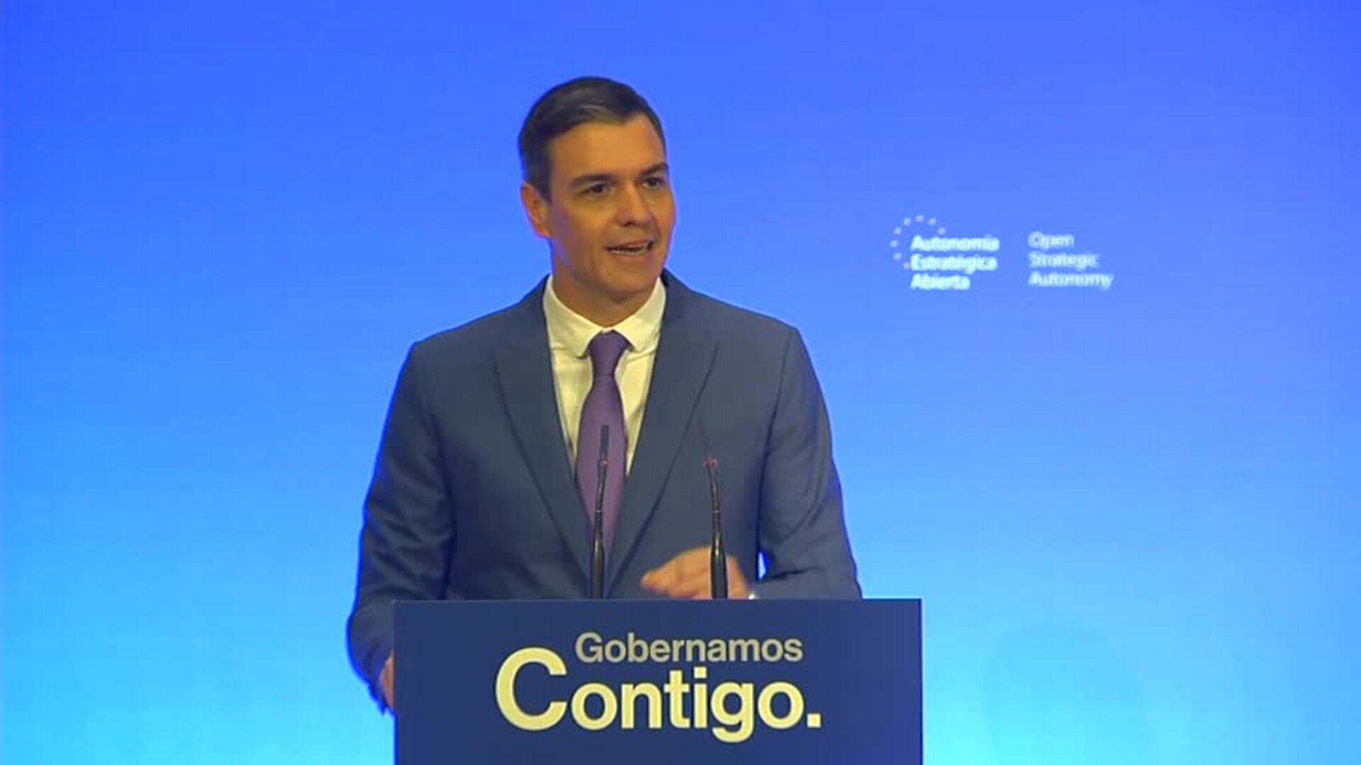 Pedro Sánchez: "Vamos a reindustrializar Europa"
