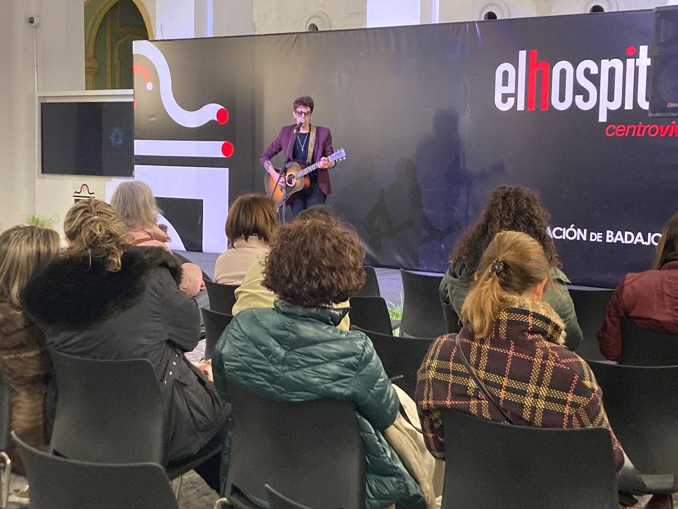 Concierto de Sergio Cepeda en El Hospital Centro Vivo. 