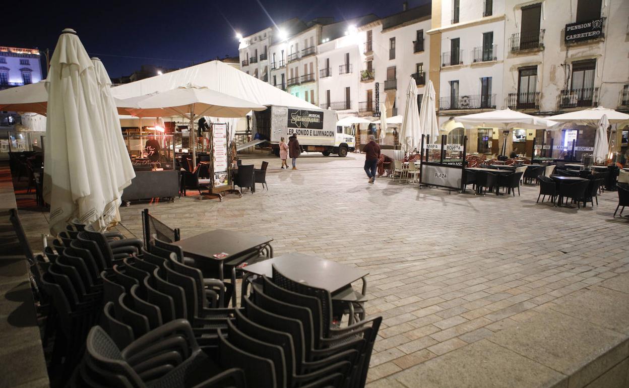 La carpa de Carnaval, que ya estará instalada, empezará a funcionar este viernes. 