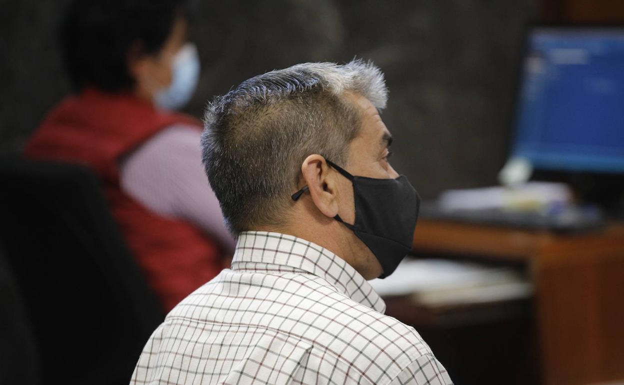 Andrés Freixo cuando fue juzgado en 2021. 