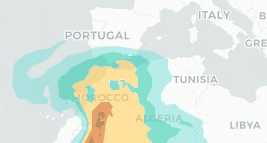 Previsión de calima para los p´oximos días.