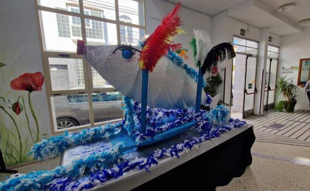 Sardina que se quemará para finalizar los Carnavales. 